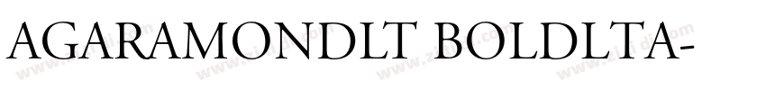 AGaramondLT Boldlta字体转换